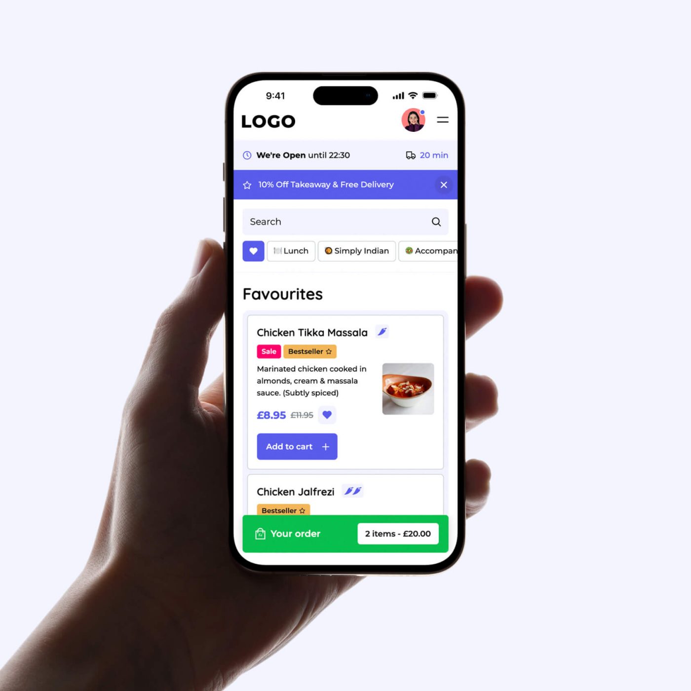 Fully Branded Website And Mobile App Online Ordering System